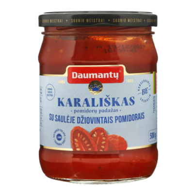 Tomato sauce Royal Daumant with sun-dried tomatoes, 500 ml